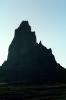 Agathla Peak, El Capitan, eroded volcanic plug, igneous rock, volcanic breccia, Landmark, NSAV03P01_08