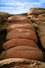 layered boulders, geologic feature, pancakes