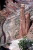 Rio de Chelley, Spider Rock, cliffs, geologic feature, sandstone spire, NSAV04P02_06