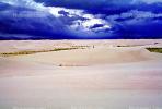 White Sands National Monument, New Mexico, Dark Clouds, NSMV02P04_03