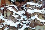 Bandelier National Monument, Snowy Rocky Texture, NSMV02P06_08