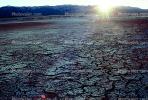 Cracked Earth, dried mud, desiccated lake floor, NSNV01P04_02