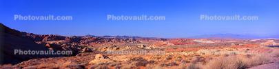 Valley of Fire State Park, Mojave Desert, Panorama, NSNV02P14_01