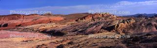 Valley of Fire State Park, Mojave Desert, Panorama, NSNV02P15_17