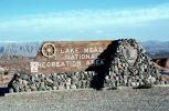 Lake Mead National Recreation Area Signage, sign, water