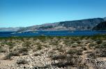Lake Mead, mountains, barren landscape, water