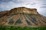 Sedimentary Sandstone Rock Formations, Geoforms, mesa