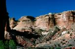 Sandstone Cliff, stratum, strata, layered, sedimentary rock, NSUV02P01_11