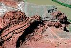 Colorado River, Sandstone Cliff, stratum, strata, layered, sedimentary rock, NSUV02P04_16.2571