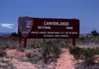 Canyonlands National Park, sing, sign post, NSUV02P05_07