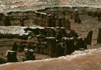 Sandstone Cliffs, strata, layered, chimneys, knobs, HooDoo, Spire, NSUV02P09_12