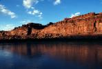 Colorado River, Reflection, mountain, cliffs, NSUV03P12_02