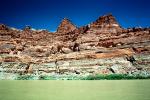 Colorado River, Sandstone Cliff, stratum, strata, layered, sedimentary rock, NSUV03P13_12