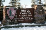 Bryce Canyon National Park Sign, NSUV05P08_13
