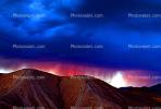 Rain, Virga, Rainy Clouds, sunset, mountains, NSUV06P02_05B.2571