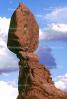 Balance Rock, geoforms, Knob, Clouds, geologic feature, spire, HooDoo, Sandstone, NSUV06P05_17B