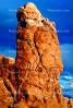 Stone, Rock, geoforms, Knob, Clouds, Balance Rock, geologic feature, spire, HooDoo, Sandstone, NSUV06P05_19.2571