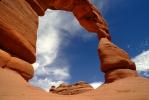 Delicate Arch, Clouds, geologic feature, geoform, NSUV06P07_15