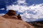 Delicate Arch, Clouds, geologic feature, geoform, NSUV06P08_05