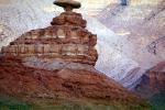 Mexican Hat Rock, erosion, sandstone formation, HooDoo, Spire, NSUV07P07_10
