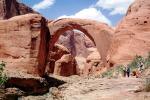 Arch, sandstone, geoform, Rainbow Bridge National Monument, Arch, Natural Bridge, NSUV07P08_04