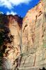 Waterfall, Cliffs, Zion National Park, Sandstone Cliffs, NSUV08P01_17