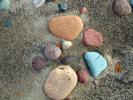 Colorful Rocks, Sand, Beach, seashore, NWGD01_012
