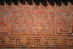 Brick Wall, ornate tilework, NWGV01P06_08.2876