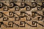 Mayan Architecture, Rock Wall, mosaic, ornate patterns, NWGV01P11_10.2877