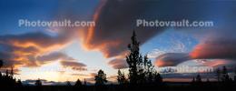 Lenticular Cloud, near Bend, Panorama, Sunset, Sunrise, Sunclipse, Sunsight