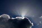 Silver-lining, Cold Clouds that produce Hail, Crepuscular rays, Spiritual Light, Sun Streamers, Spirit, Divine, Divinity, Heaven, sunbeams