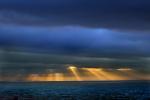 God Clouds, Crepuscular Rays, Spiritual Light, Sun Streamers, Sunset, Sunclipse, Spirit, Divine, Divinity, Heaven, sunbeams, Pacific Ocean, Rain, Rainy, Stormy, storm, NWSD03_077