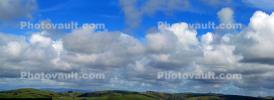 Panorama, Cumulus Clouds, seashore, coast, coastal, coastline, NWSD03_110