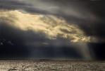 Ominous Clouds, light and dark, water, ocean, NWSD03_206