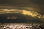 Ominous Clouds, light and dark, water, ocean, NWSD03_207
