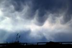 Mamatus Clouds, dark, scary, fear, ominous