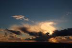 Sunset over Petaluma, clouds, Golden Glow, NWSD05_296