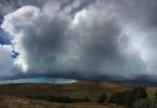 Cumulonimbus Clouds, hills, Sonoma County California, Cumulus nimbus, Cumulonimbus, NWSD06_014