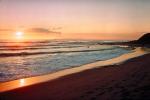 Beach, Waves, bucolic, Sunset, Sunrise, Santa Cruz, California