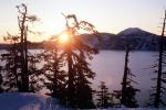 Crater Lake, Sunset, Sunrise, Sunclipse, Sunsight, water