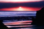 Sunset, Sunclipse, Sun Sliver, Pacific Ocean, beach, NWSV04P15_15