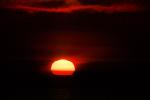 Sun Sliver, Sunset, Sunrise, Sunclipse, Sunsight, Santa Monica Bay, Pacific Ocean, California, NWSV05P04_10