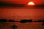 Sun Sliver, Sunset, Sunrise, Sunclipse, Sunsight, Santa Monica Bay, Pacific Ocean, California, NWSV05P04_11