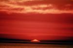 Sun Sliver, Sunset, Sunrise, Sunclipse, Sunsight, Santa Monica Bay, Pacific Ocean, California, NWSV05P04_18