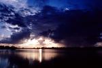 Sunset, Twilight, lake, water, clouds, Dusk, Dawn, Sunrise, Sunclipse, Sunsight, Cumulus Cloud, Reflection, NWSV06P09_18