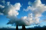 daytime, daylight, Billowing Cumulus Clouds