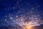 Sunset, Sunrise, Sunclipse, Sunsight, Altocumulus Clouds, NWSV12P09_06.0412