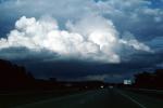 highway, dark clouds, cumuls, storm, stormy, daytime, daylight, NWSV17P08_07