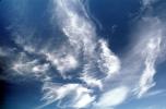 Cirrus Clouds, daytime, daylight, shapes of shift