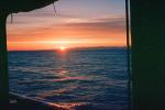 Ocean, Sun, Sunset, Sunrise, Sunclips, Sunsight, Sunclipse, waves, inland passage, Alaska, Sun Sliver, NWSV21P06_07